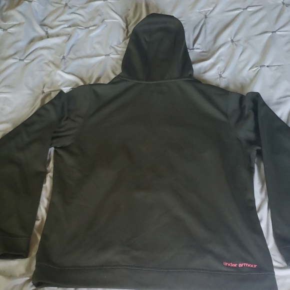 Under Armour semi fitted sweatshirt green & pink - Picture 4 of 4